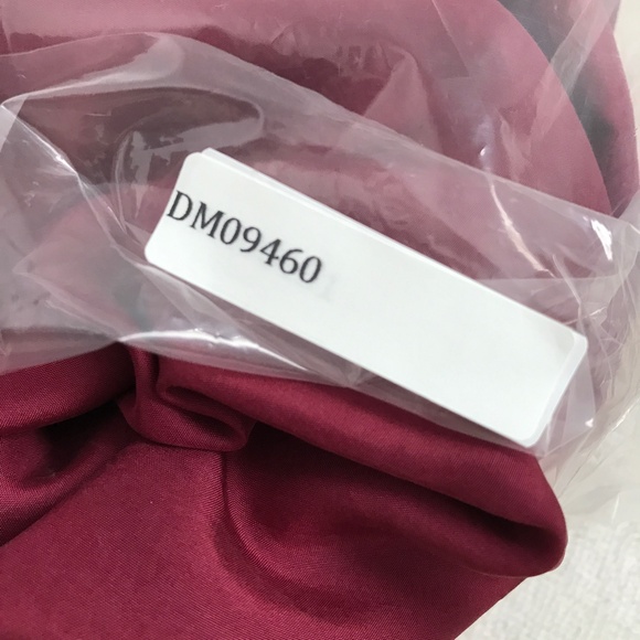 PUSILK Red PJ Silk Shirt Red Long Sleeve Mens L - Picture 9 of 9